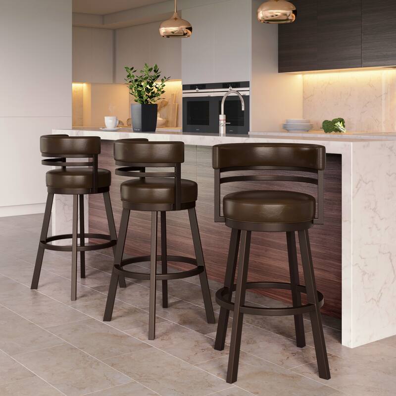 Tempo Furniture Ambridge Swivel 26" Counterstool/30" Barstool by Furnish Theory