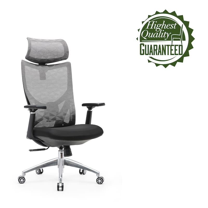 Porthos Home Benton Mesh Office Chair with Aluminium Roller Base