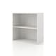preview thumbnail 148 of 202, DH BASIC Modern Wood Customizable Stackable Storage Organizer - Cube Shelves, Drawer Cabinet, Bookcase with Doors by Denhour 2-Tier - White