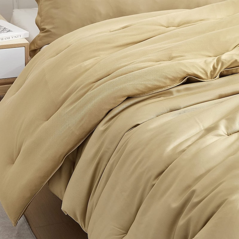 Butter - Coma Inducer® Oversized Cooling Comforter Set - Gold Taupe