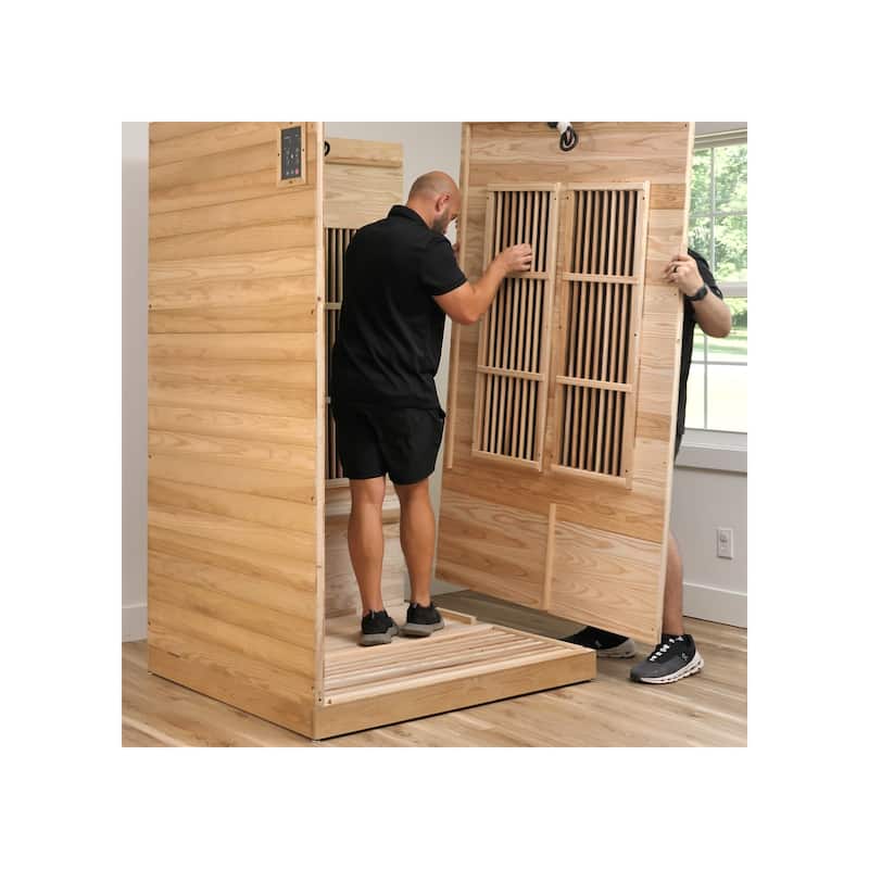 Backyard Discovery Rylan 1-Person Infrared Sauna, Red Light Therapy