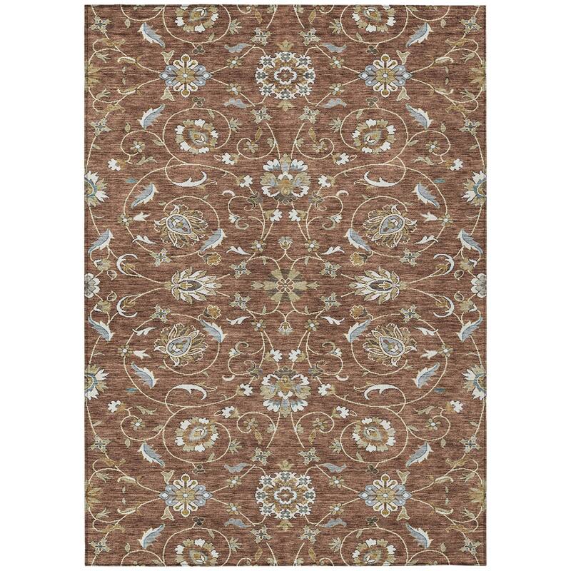 HomeRoots Moroccan Transitional Rectangle Outdoor Rug