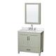 Option Light Green / Giotto Quartz Top / Brushed Nickel