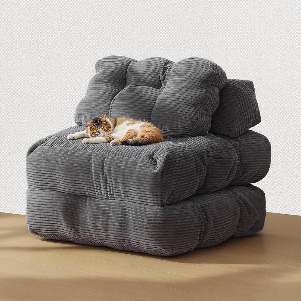 Folding Sofa Bed, Sleeper Chair, with Pillow