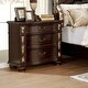 preview thumbnail 5 of 11, Furniture of America Urex Traditional Cherry 3-piece Bedroom Set