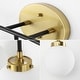 preview thumbnail 53 of 154, JONATHAN Y Bevin Contemporary Transitional Iron/Glass LED Vanity Light