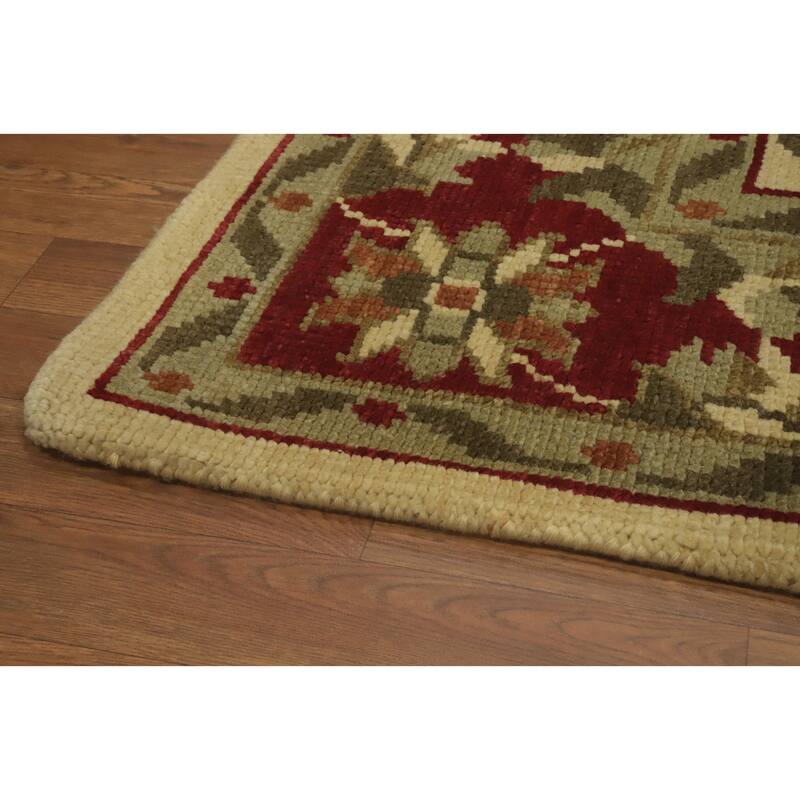Floral Indian Area Rug 7x10 - 9' 10'' X 6' 6''