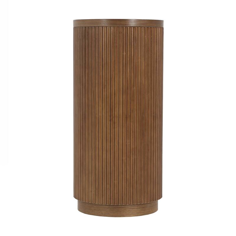 Modern Entryway Console Table - Slim Sofa Table with Open Shelf & Elegant Wood Grain, Hallway Table for Living Room