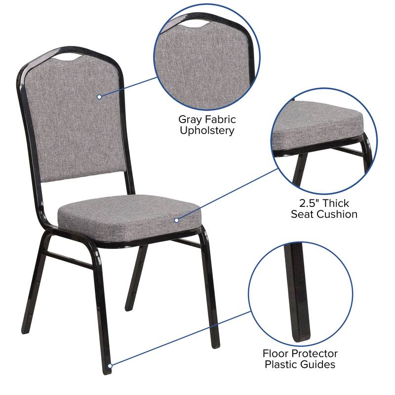 Crown Back Stacking Banquet Chair