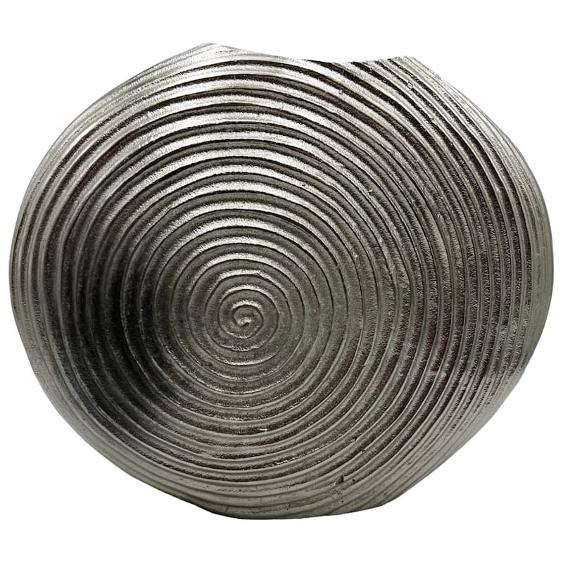 Decorative Handmade Aluminum Shell Flower Vase