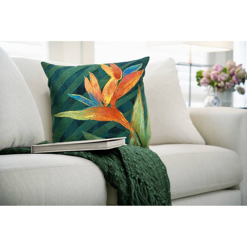 Liora Manne Visions IV Exotic Bloom Indoor/Outdoor Pillow