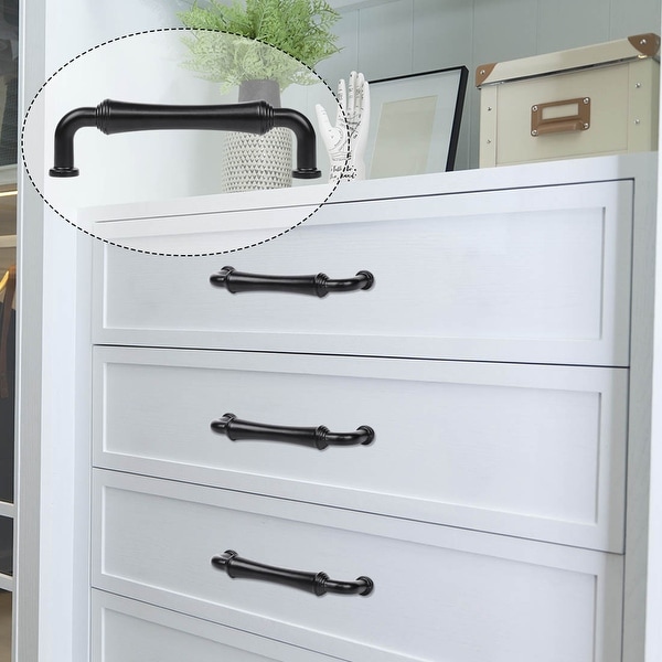 Black Cupboard Wardrobe Drawer Cabinet Door Pull Handles Knobs Zinc Alloy Door Handles Home Furniture Diy Plastpath Com Br