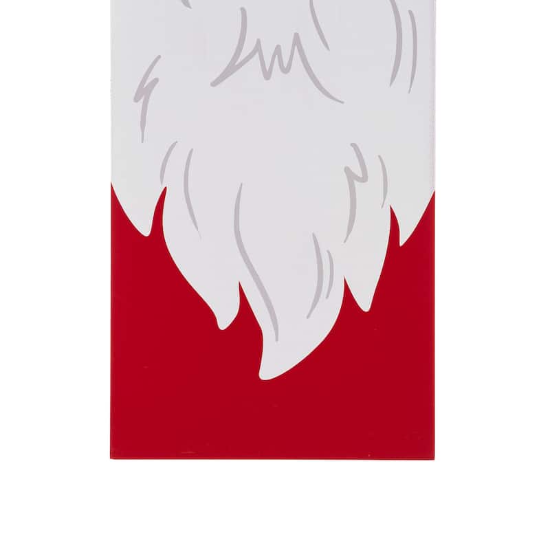 Glitzhome 42"H Wooden Christmas Gnome "JOY" Porch Sign