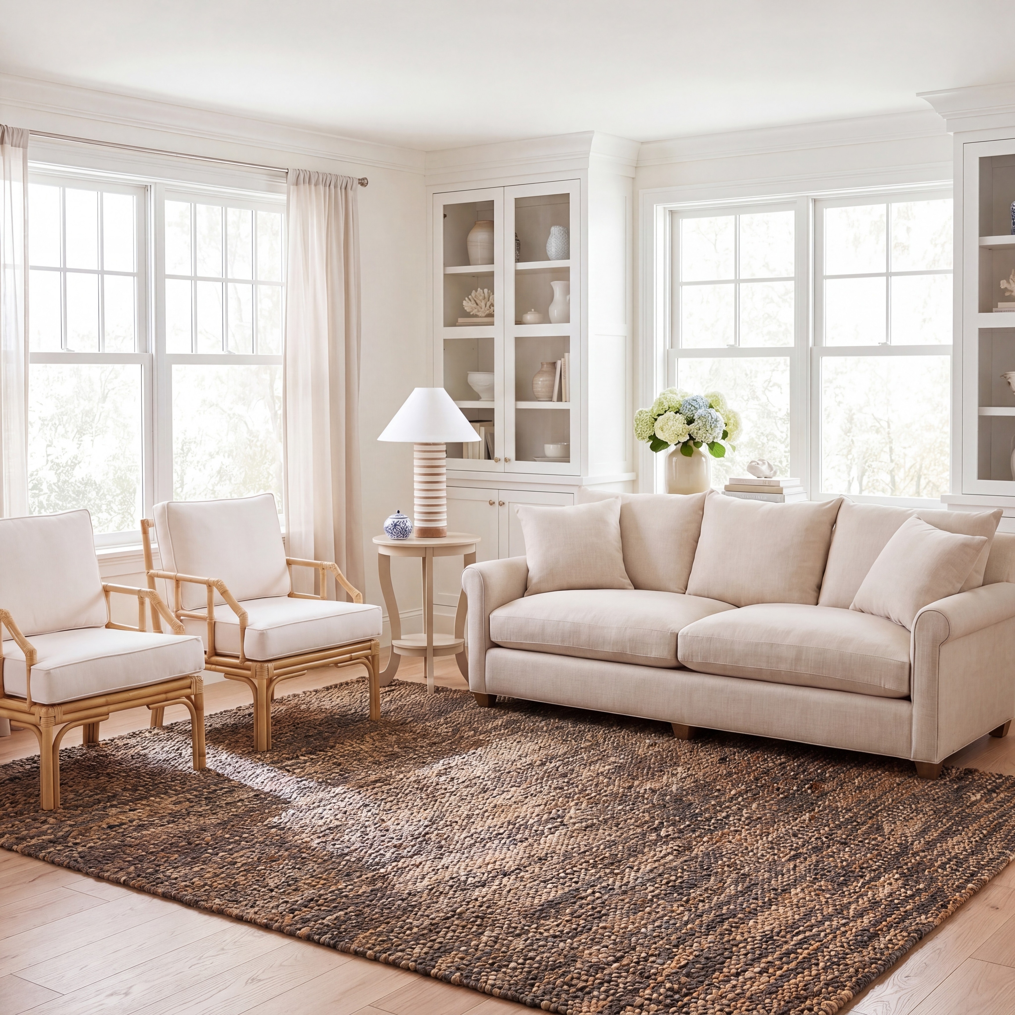 SAFAVIEH Handmade Natural Fiber Couture Francette Jute Rug