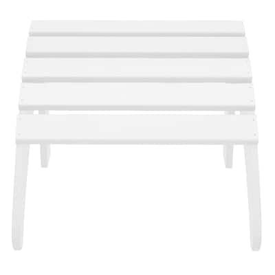 Polytrends Laguna Hdpe All Weather Outdoor Patio Foldable Ottoman