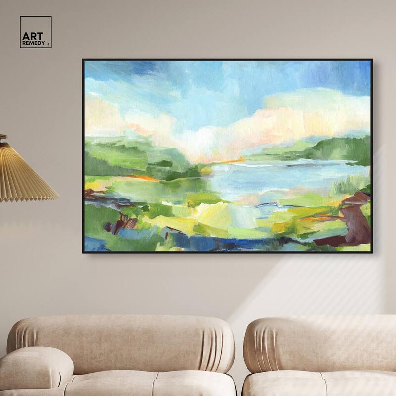 Walk on a Sunny Day Canvas by Art Remedy
