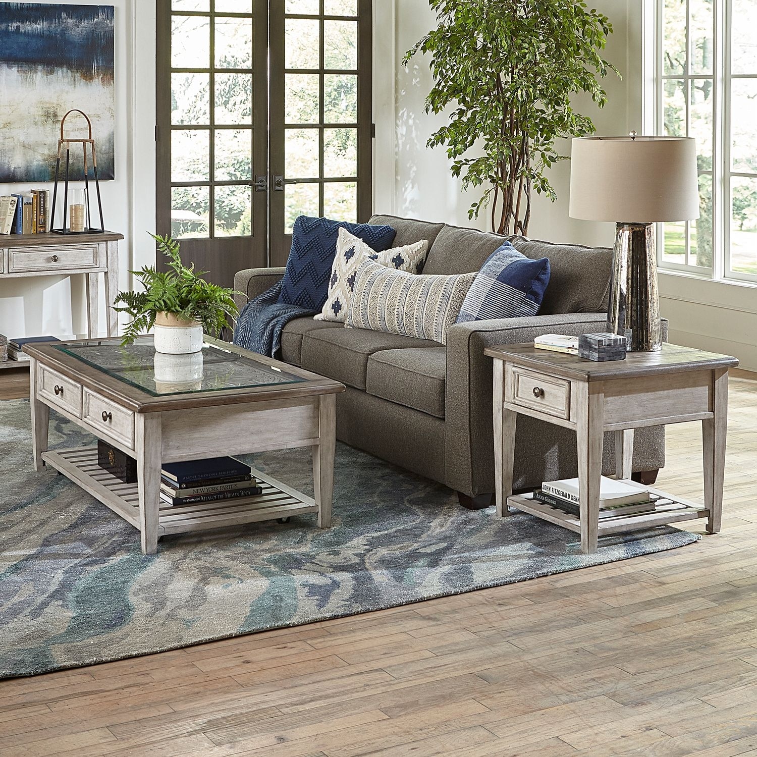 Heartland 3-Piece Cocktail Table and 2 End Tables Set