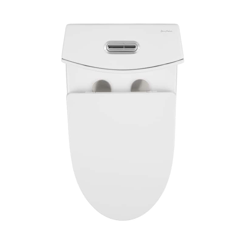 St. Tropez One-Piece Elongated Toilet, 14" Rough-In 1.1/1.6 Gpf - 27.35" x 15.75" 30.3"