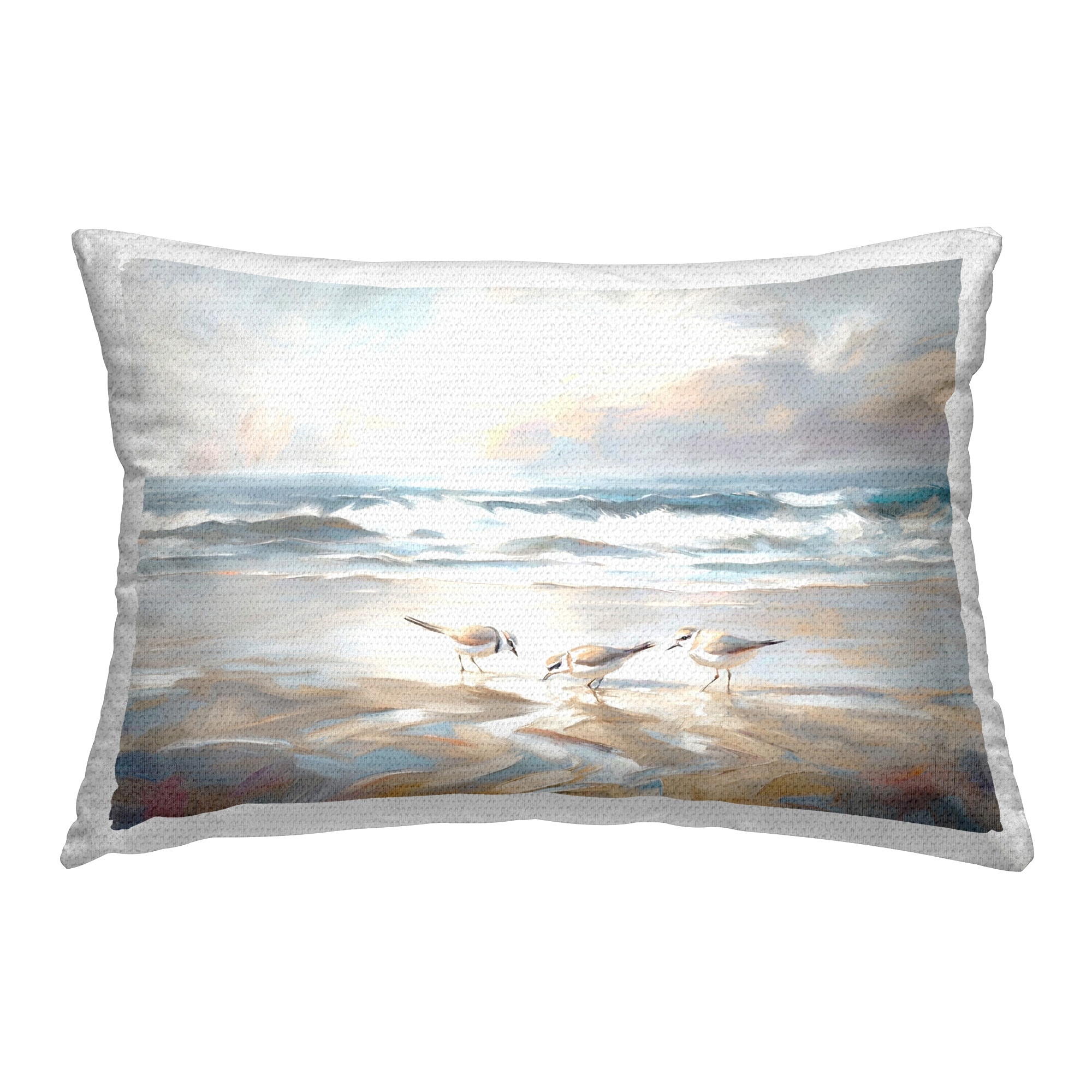 Stupell Blue Haven Bay Printed Outdoor Throw Pillow Design by Ramona Murdock