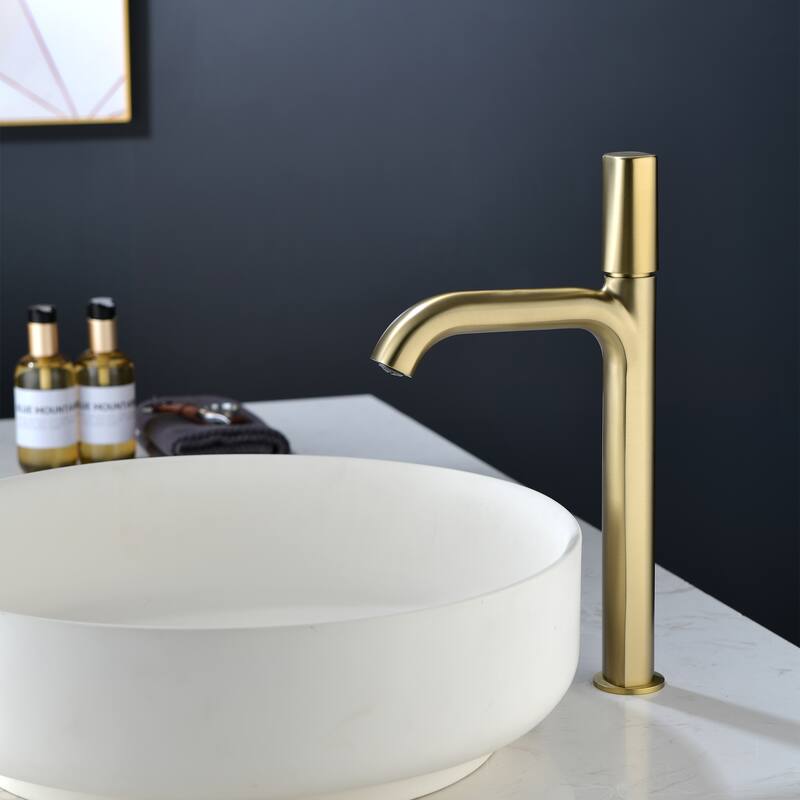 Single Handle Single Hole Bathroom Sink Faucet