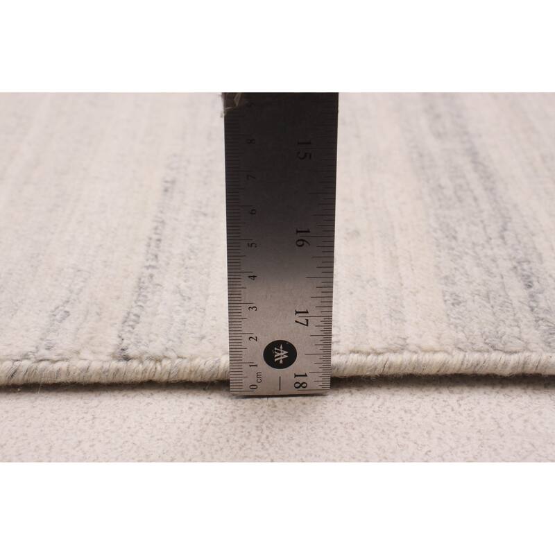 ECARPETGALLERY Hand-knotted Alma Ivory Wool Rug - 8'1 x 10'0