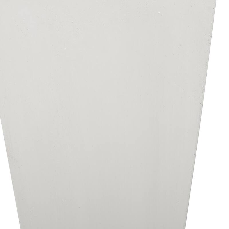 Modern Cast Stone Outdoor Planter Tapered Design for garden, backyard