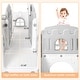 preview thumbnail 12 of 31, 8-in-1 Toddler Indoor Playground with Slide Baby Slide Playset for Toddlers Ages 1-3 Outdoor Play