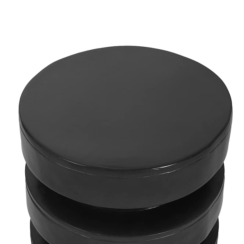 Christopher Knight Home - Aurex Modern Outdoor MGO Side Table with 3-Tier Sculptural Design