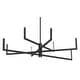 preview thumbnail 1 of 5, Kovacs P1478-L Articular 8 Light 36" Wide LED Abstract Chandelier Coal