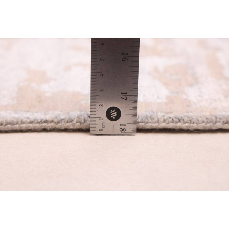 ECARPETGALLERY Hand-knotted Legacy Tan Silk, Wool Rug - 8'0 x 10'0