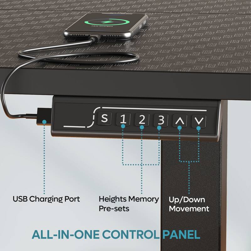 Standing Desk Office Desk Adjustable Electric Computer Desk with USB