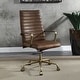 preview thumbnail 2 of 3, Leather Upholstered Office Chair