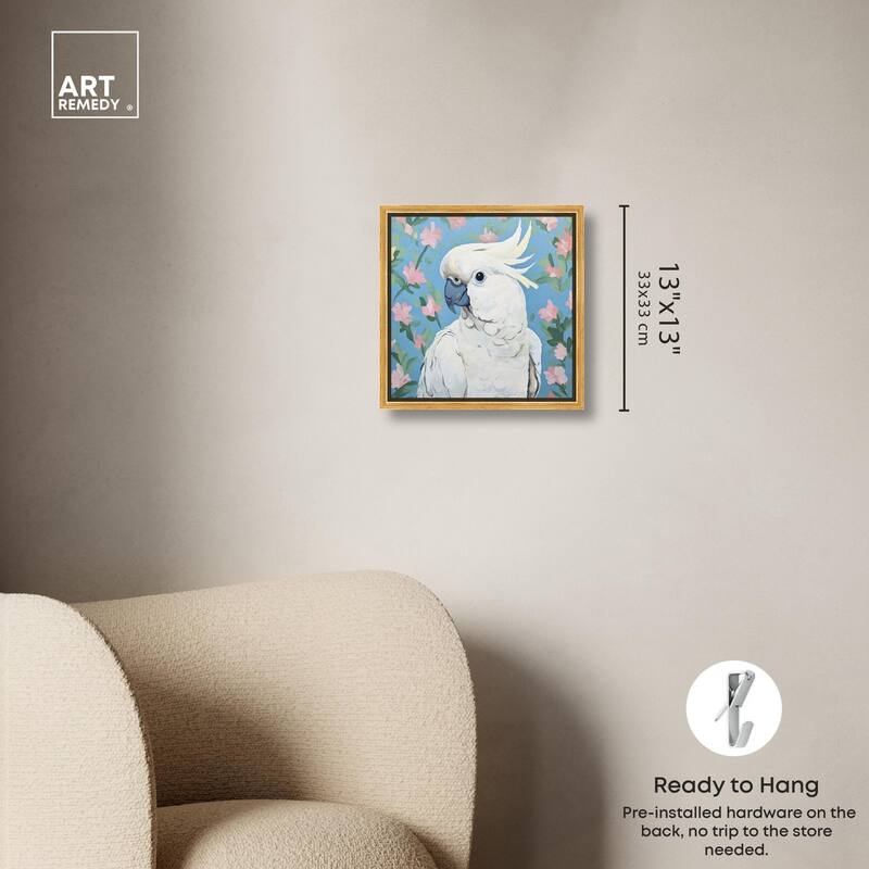 White Cockatoo I Canvas by Art Remedy
