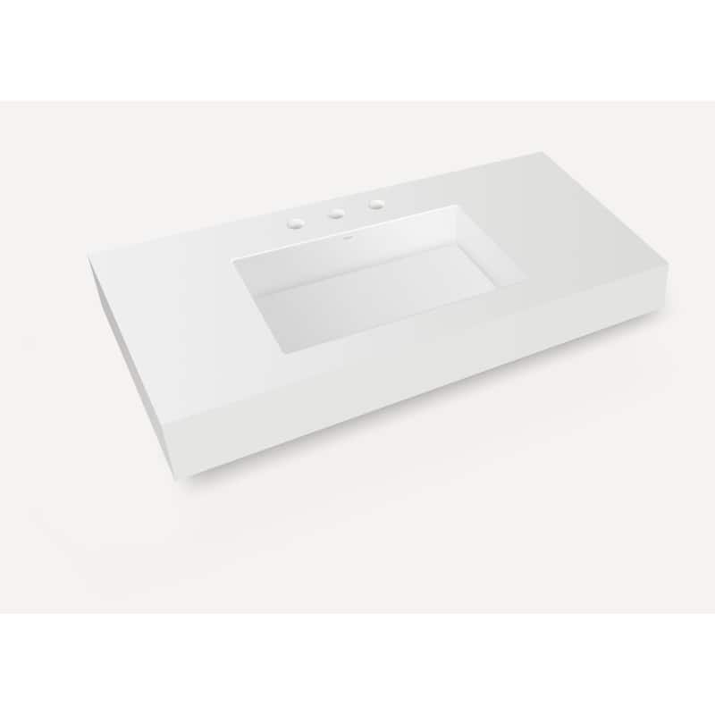 Robern TA48MCO-8CS8 Craft Series 48" Quartz Vanity Top - Matte White