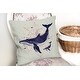 preview thumbnail 8 of 23, Whale and Petals Tales Throw Pillow26x26 Faux Suede