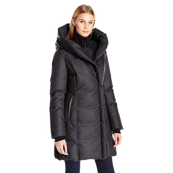 Slim fit hooded down coat soia & kyo