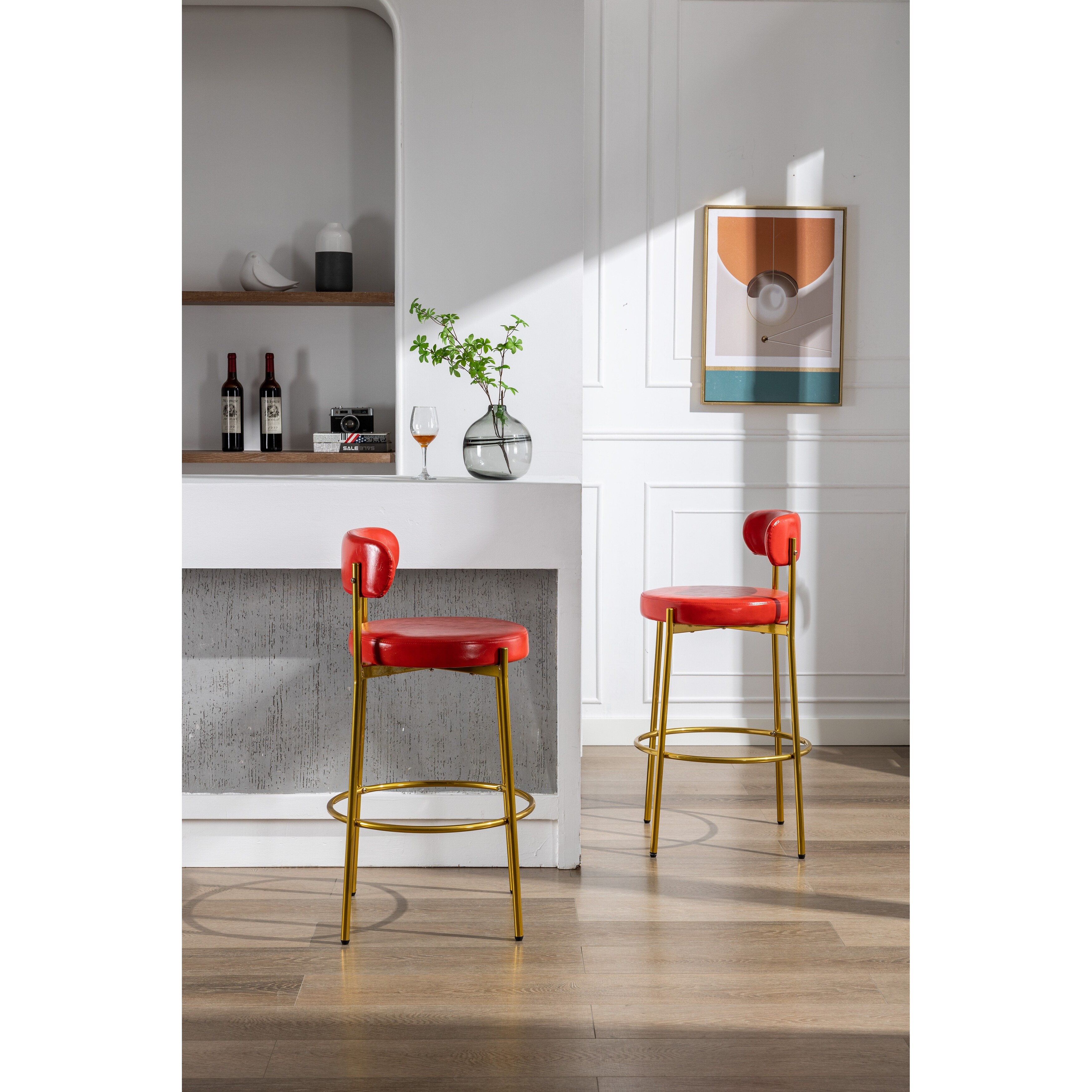 Tall stool hotsell chair with back