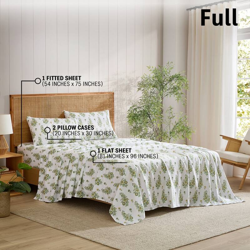 HLC.ME Floral Printed Ultra Soft Bed Sheets Set