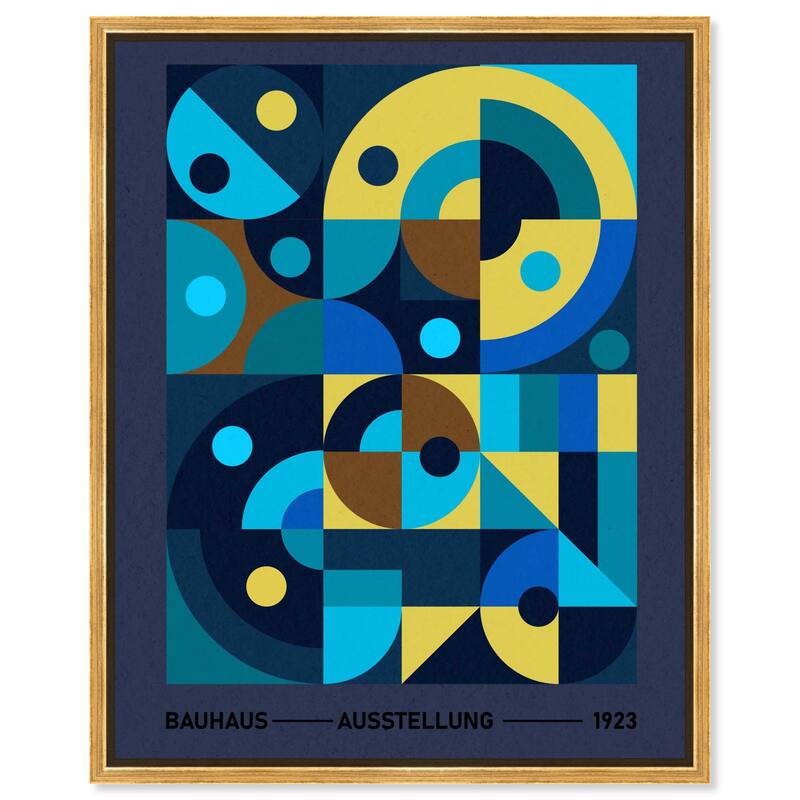 Bauhaus Canvas by Art Remedy - Gold - 20" x 24"