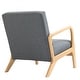 preview thumbnail 42 of 83, 2 Set Mid Century Modern Upholstered Accent Chair