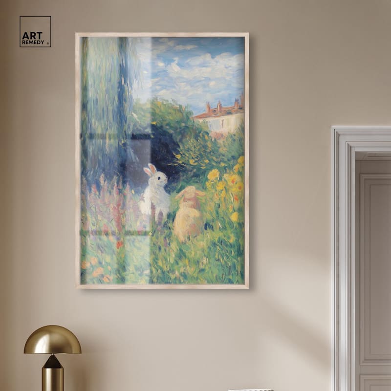 Quiet Gardeners Shadowbox by Art Remedy