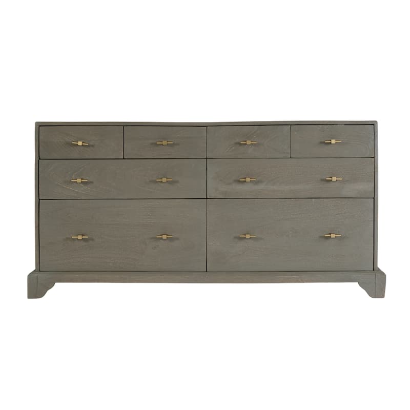 Faro 55 in. W Rectangular Wood 8 Drawer Dresser
