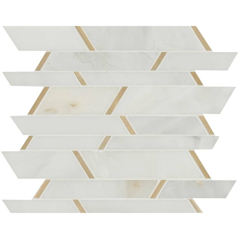 Ackland AKM-SM-AR12X12ILX-CA Artemis - 12" x 12" Metal and Stone - Tribeca Oro - Tribeca Oro
