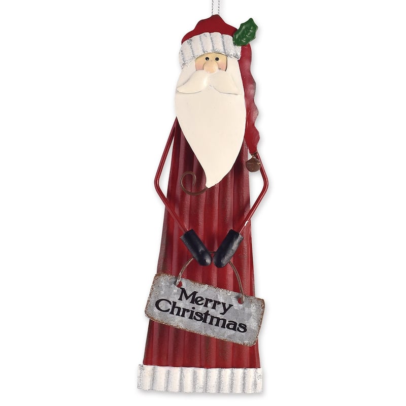 Santa Ornament, Set of 2