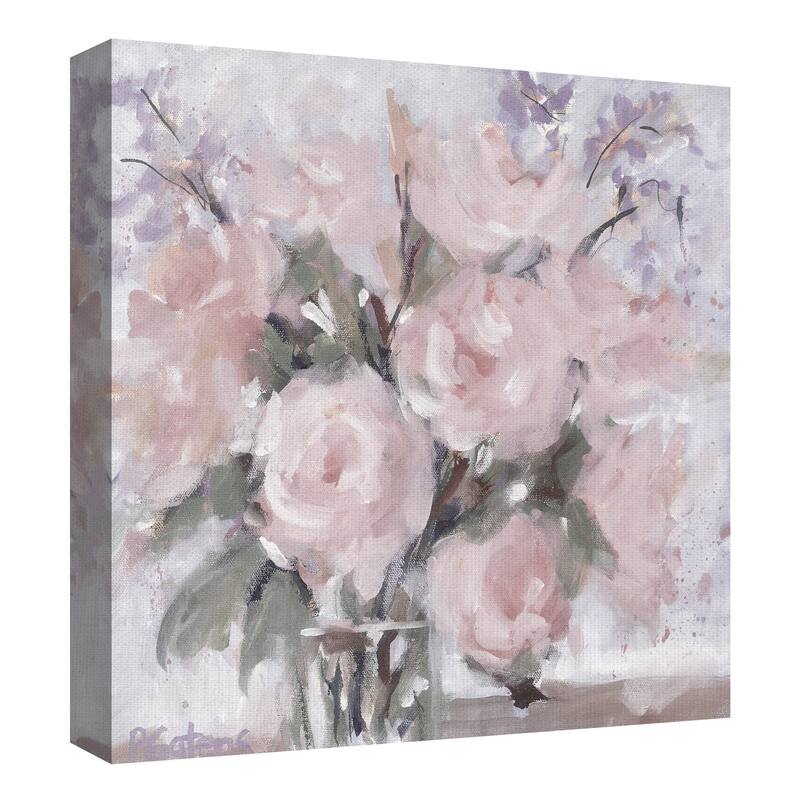 Champagne Pinks Blush by Pamela Gatens Canvas Art Print