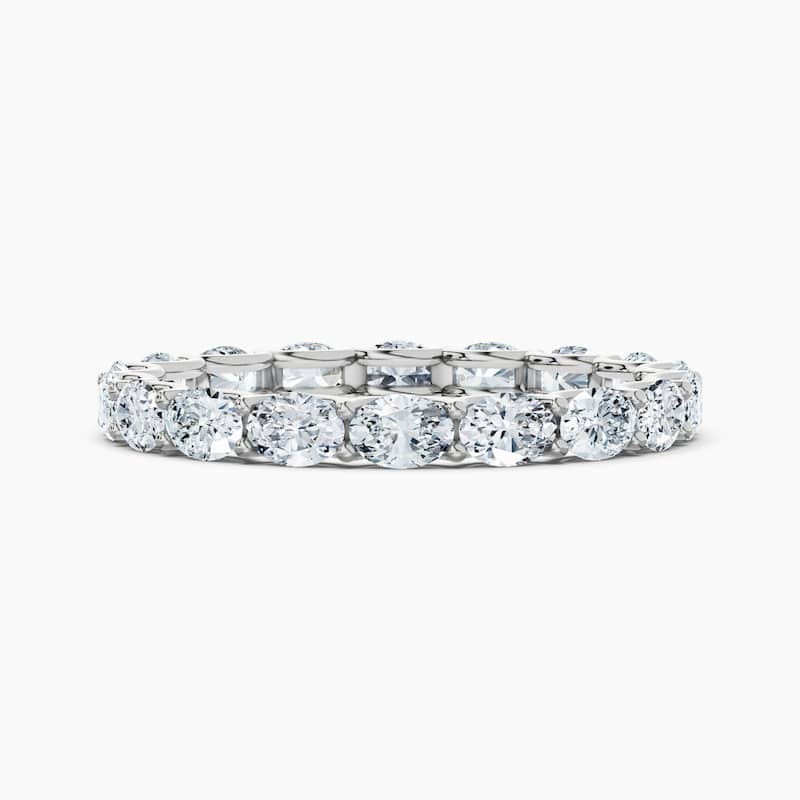 Auriya 14k Gold Oval East-West Lab Grown Diamond Eternity Band 1.80 - 8.25 ct. tw. (F-G, VS) - 1.80 ct. wt. - 7.5 - White