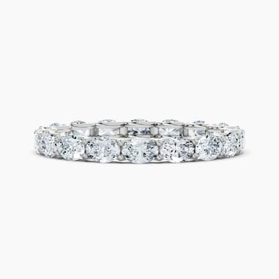 Auriya 14k Gold Oval East-West Lab Grown Diamond Eternity Band 1.80 - 8.25 ct. tw. (F-G, VS)