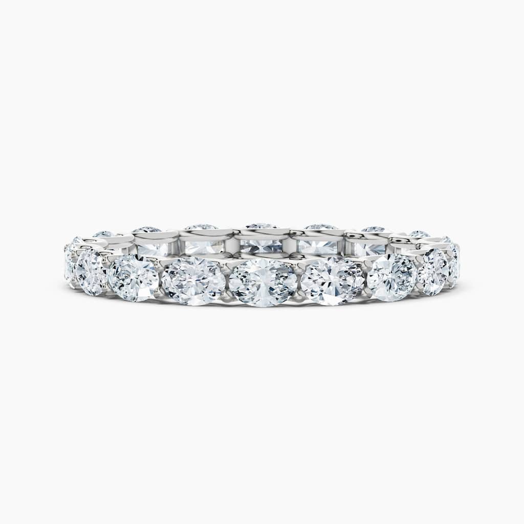 Auriya 14k Gold Oval East-West Lab Grown Diamond Eternity Band 1.80 - 8.25 ct. tw. (F-G, VS)