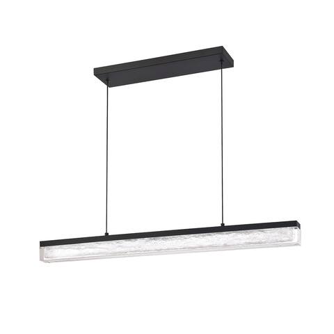 BLACK ICE 39 inch Black LED Pendant Bar Ceiling Light