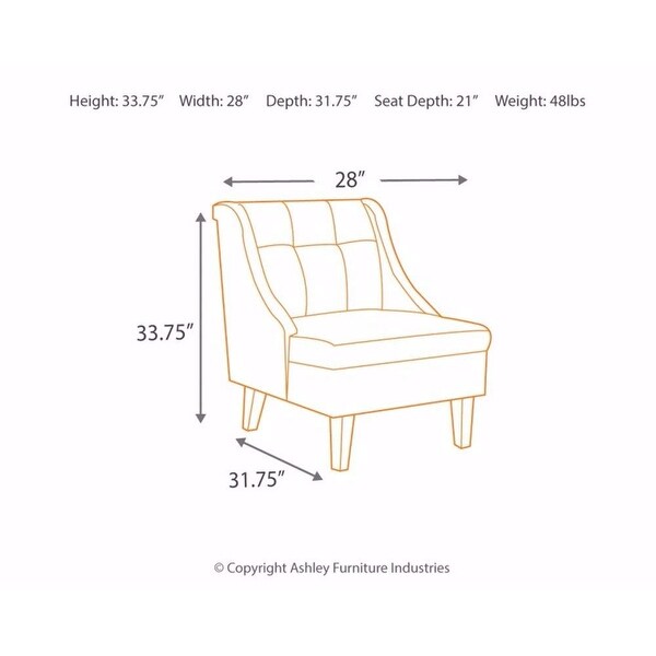 Clarinda Orange Accent Chair 3623160 Clarinda Gray Accent Chair